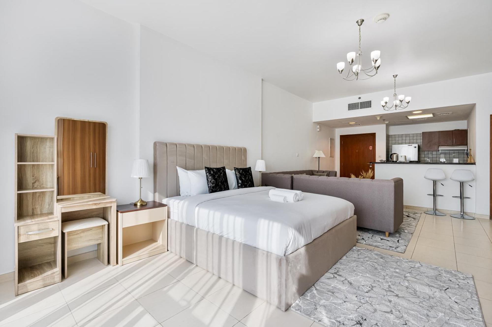 Appartement Sky High Serenity Modern With Gym Access Dubai